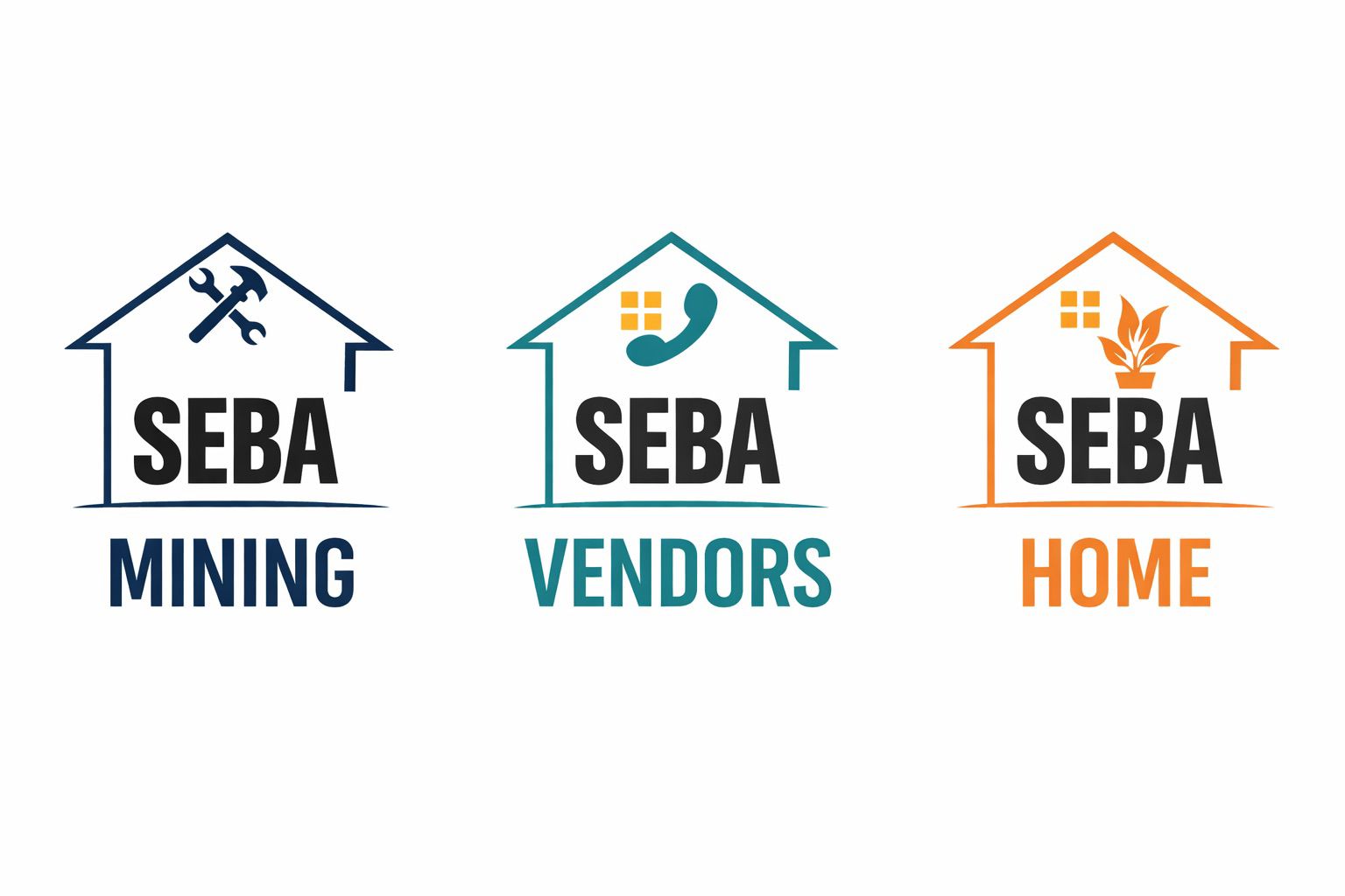 Brand identity and logo design work by Denrique Productions marketing agency